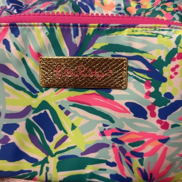 Lilly Pulitzer packable beach pack in Beckon blue Juniper accessories NWT main image 5